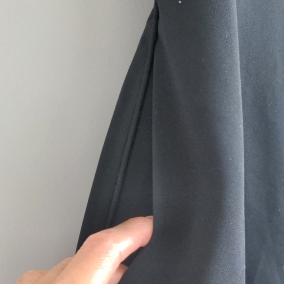 FRANK & OAK | Jumpsuit Wide Leg Crop Sleeveless Cinched Waist, Black, Womens S - Picture 6 of 12